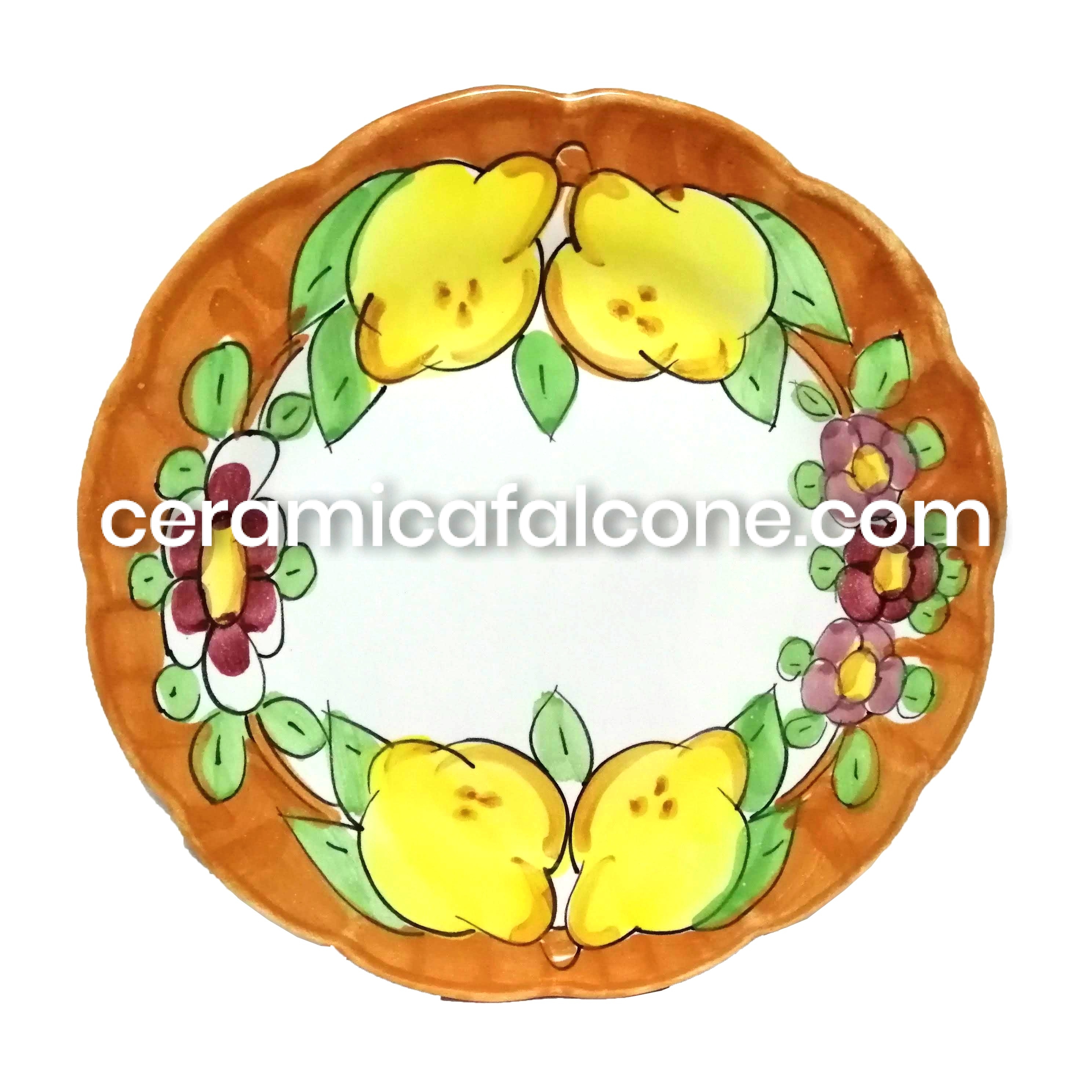 Orange lemons and flowers