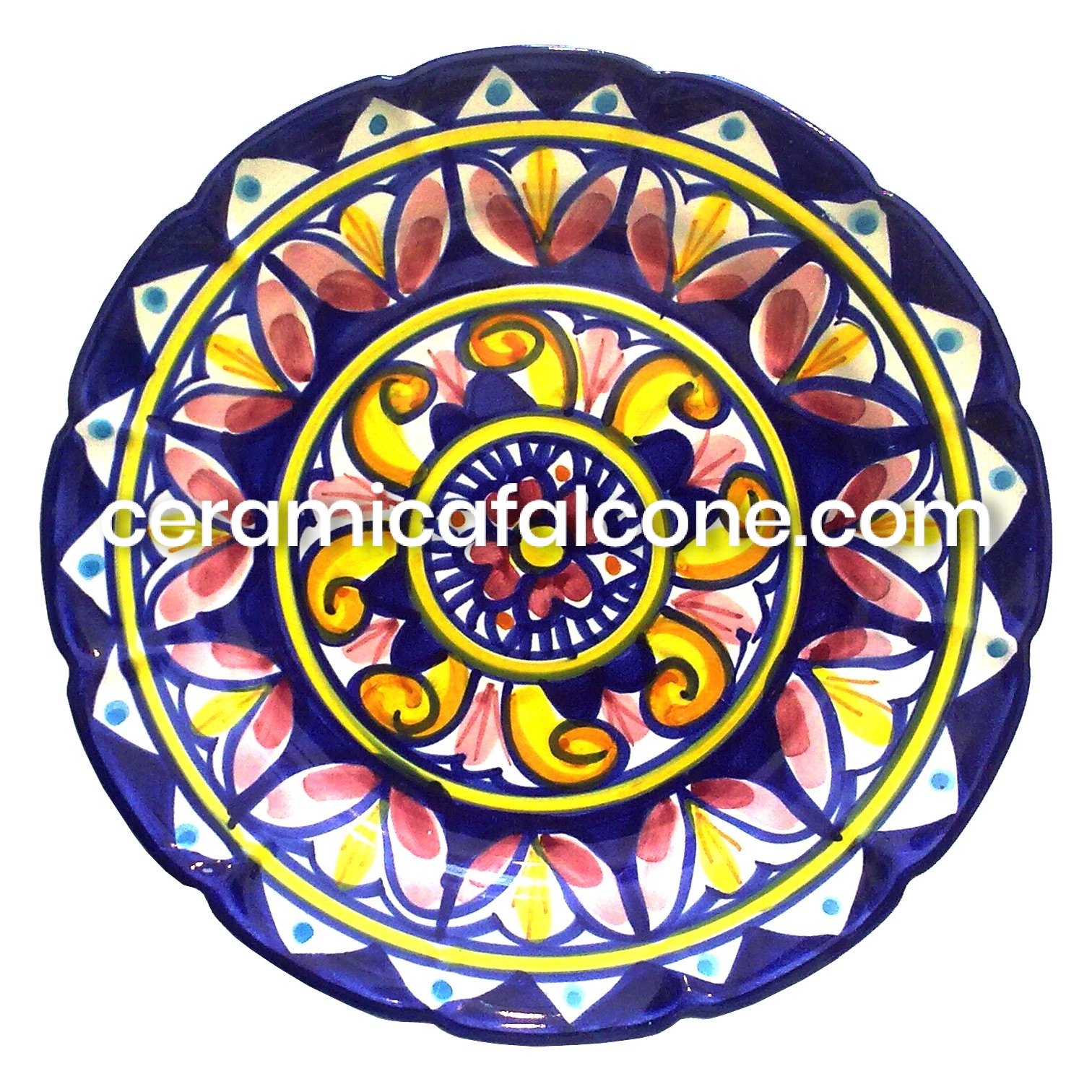 Geometric blue