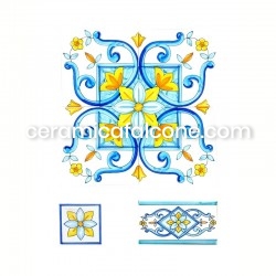 Piastrella 20 x 20 cm con...