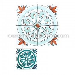 Piastrella 20 x 20 cm  con...