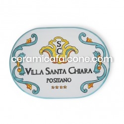 Targa in ceramica...