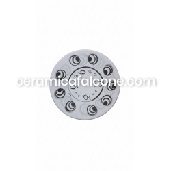 Modern-style clock made by...