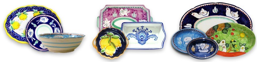 Serving plates and trays